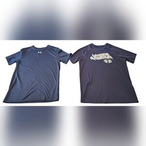 Bundle (2) Under Armour Tees Sz YLG
